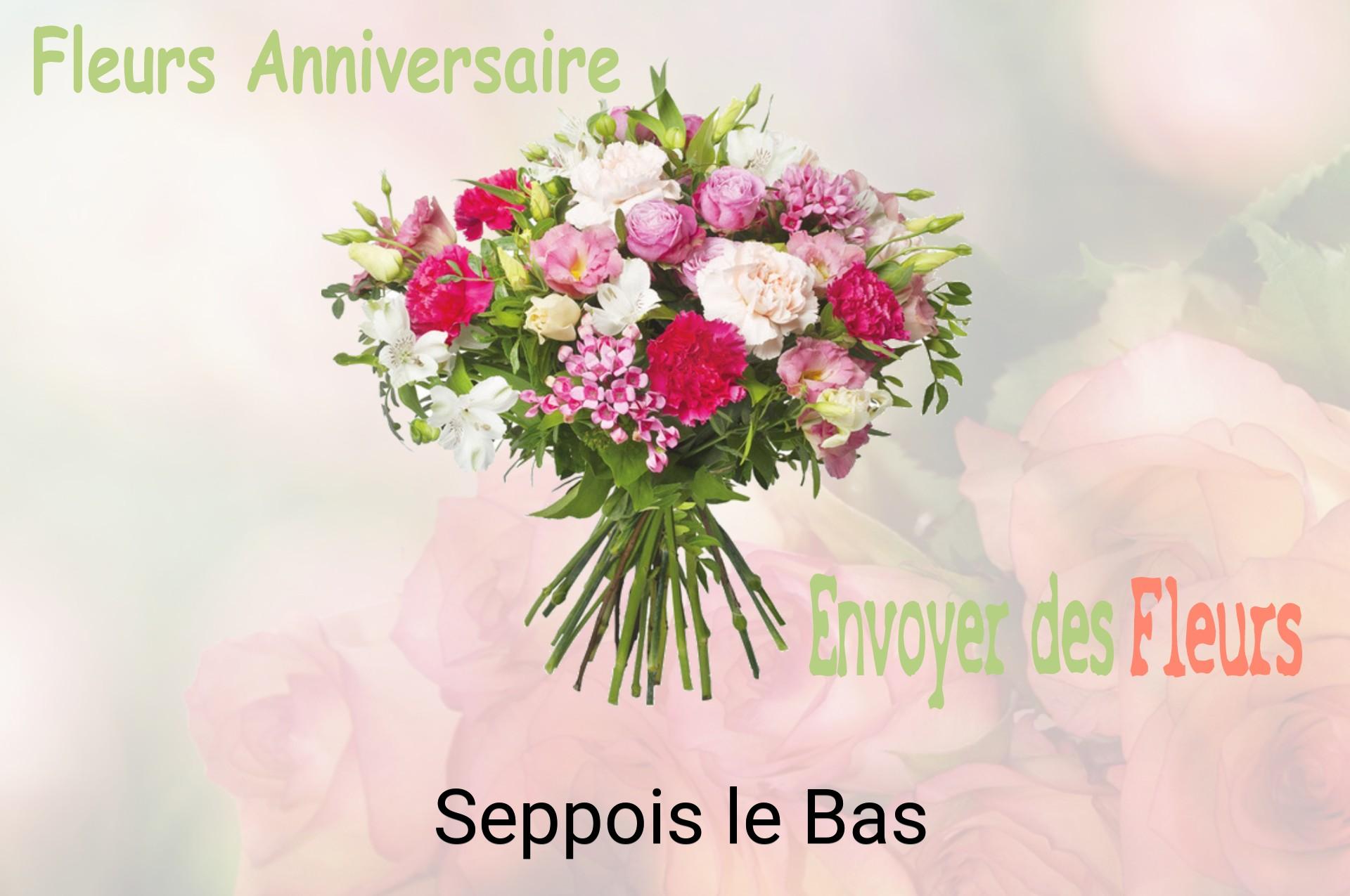 Bouquet de fleurs d’anniversaire livré à Seppois-le-Bas