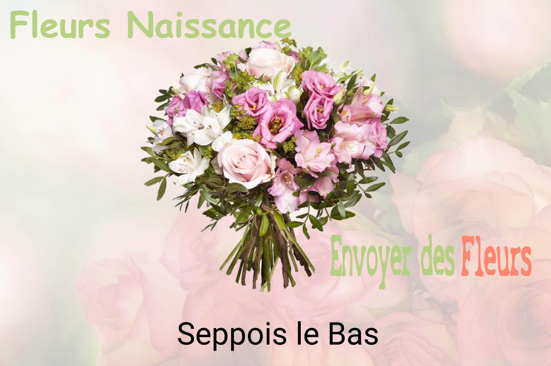 Bouquet de fleurs de naissance livré à Seppois-le-Bas